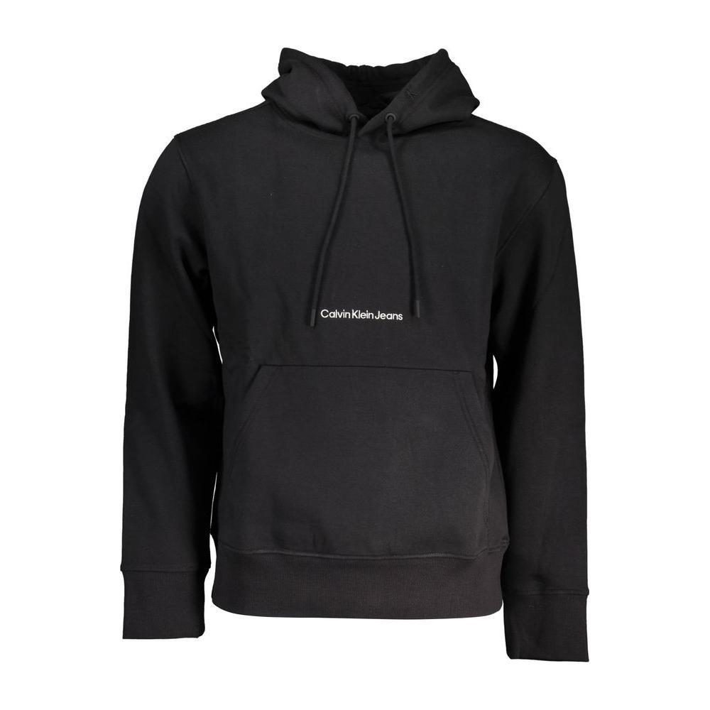 Calvin Klein Black Cotton Men Sweater CA-18593-XL