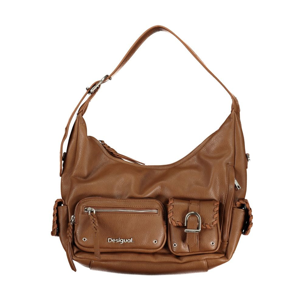 Desigual Brown Polyethylene Handbag DE-28063