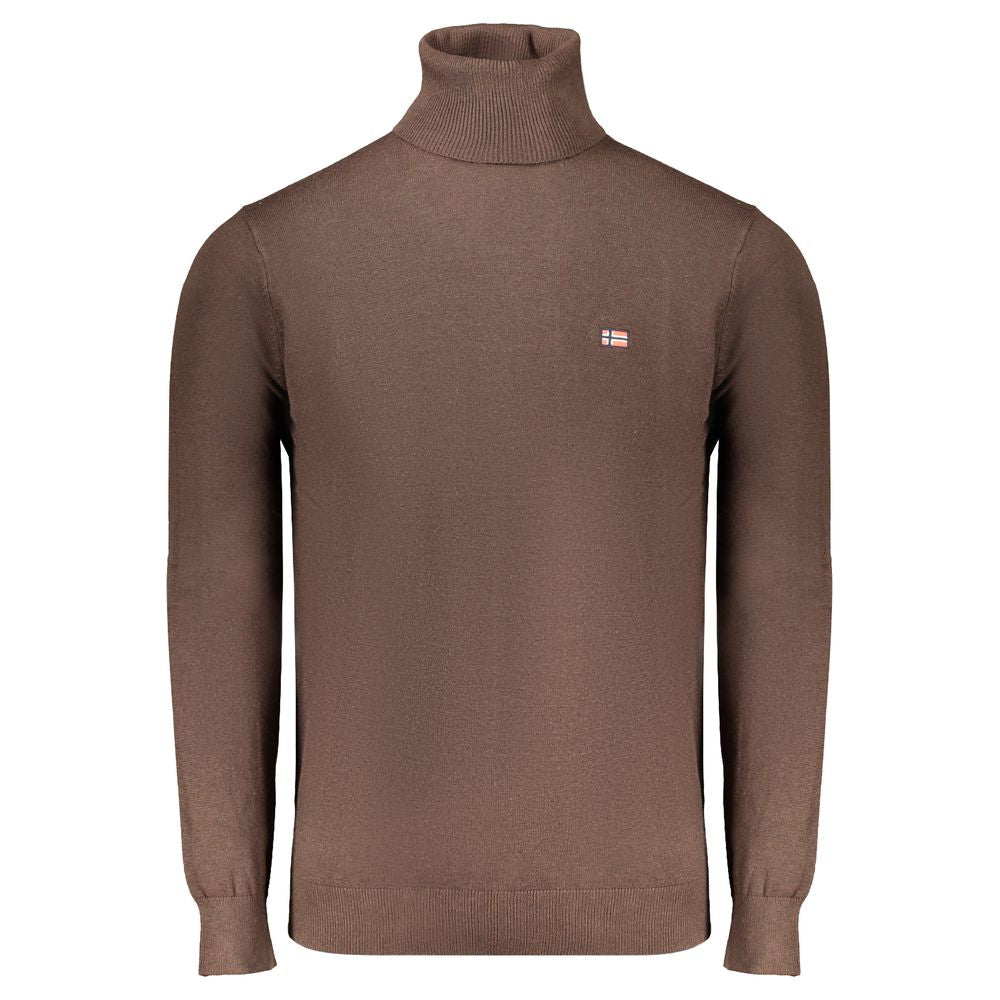 Norway 1963 Brown Polyester Sweater NO-32289-3XL