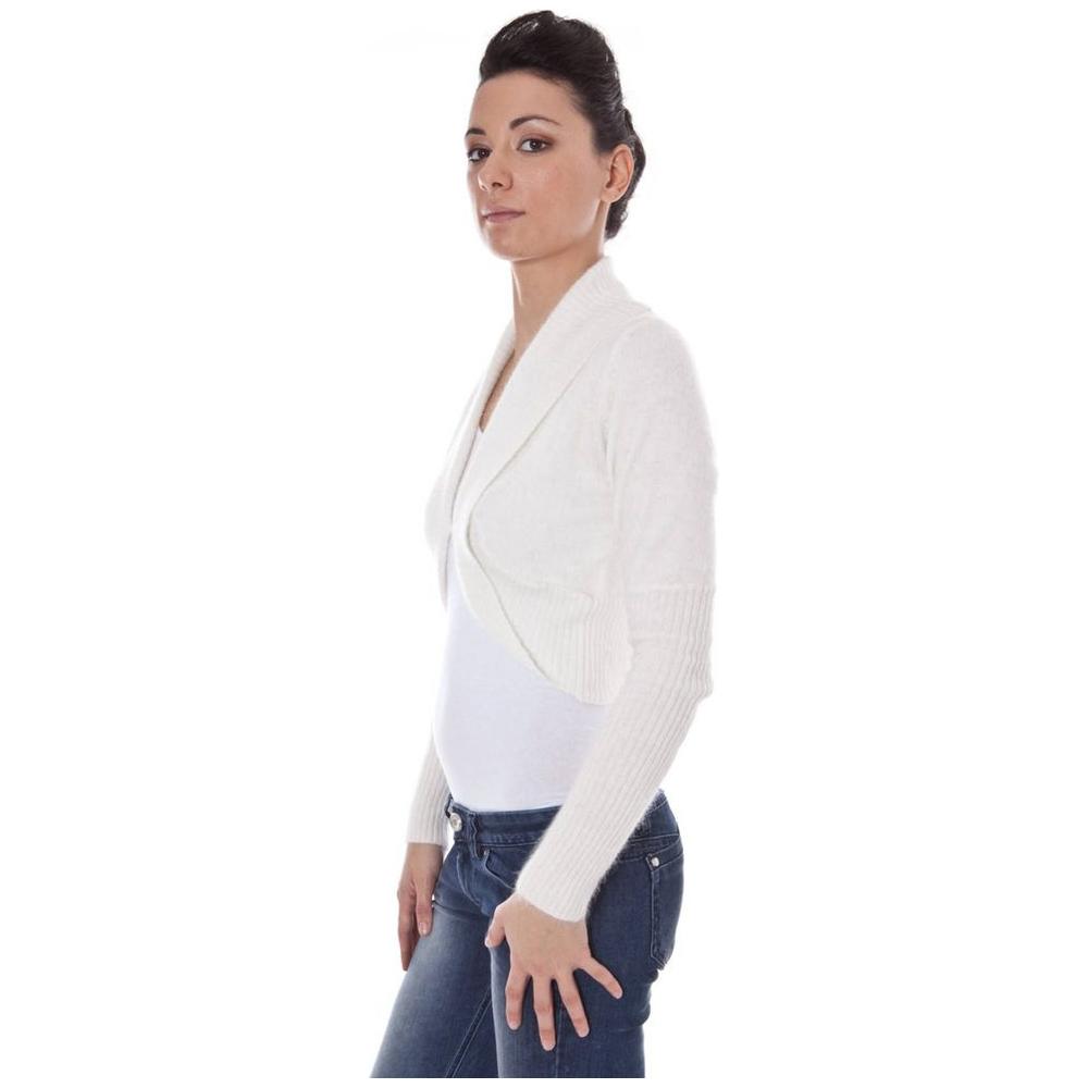 Datch White Wool Sweater DA-1845-XL