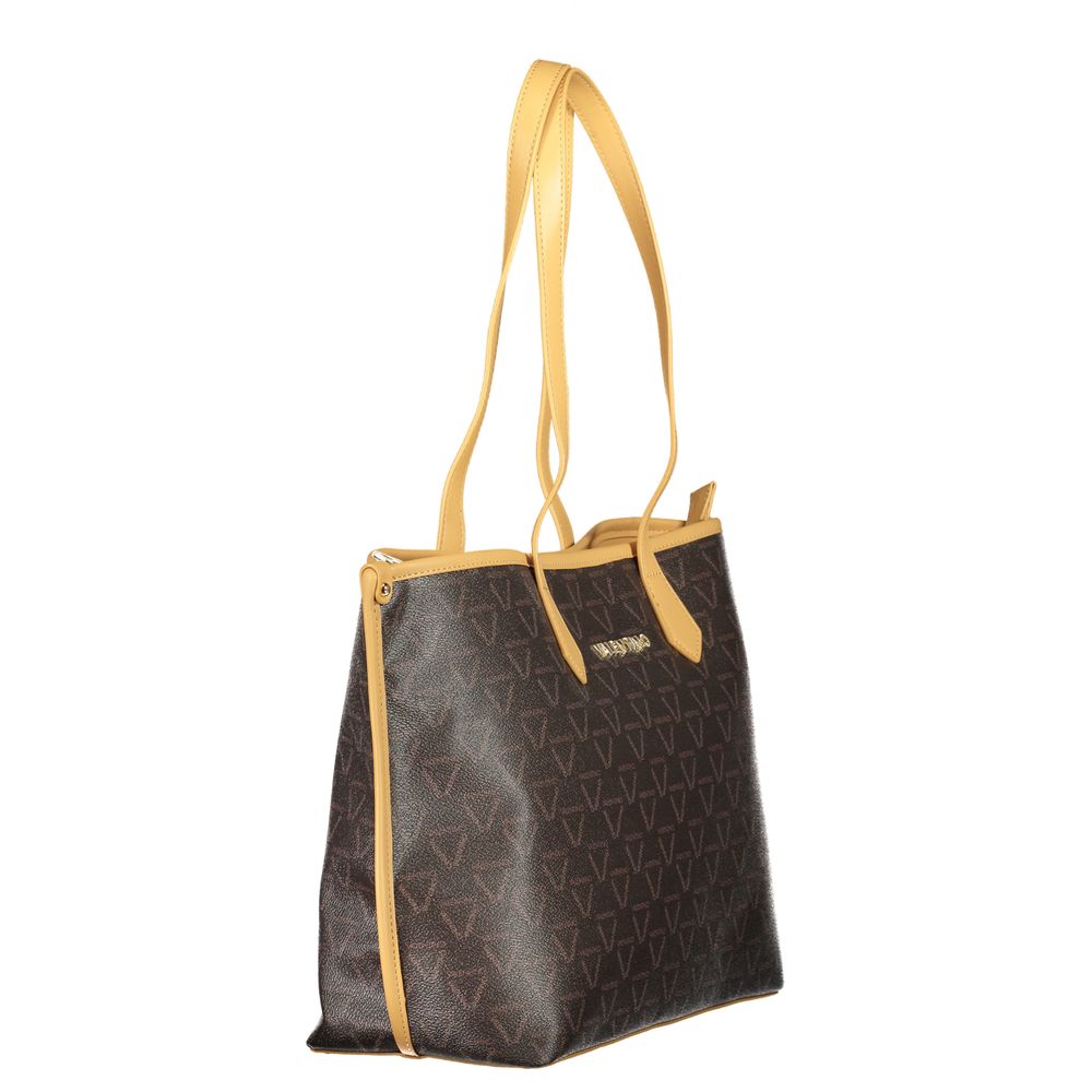 Mario Valentino Brown Polyethylene Handbag