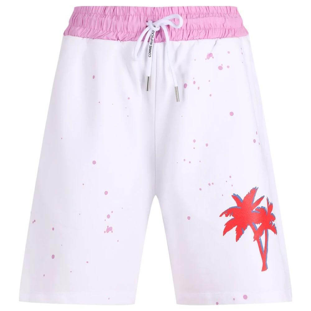 Comme Des Fuckdown White Cotton Short CO-15371-M