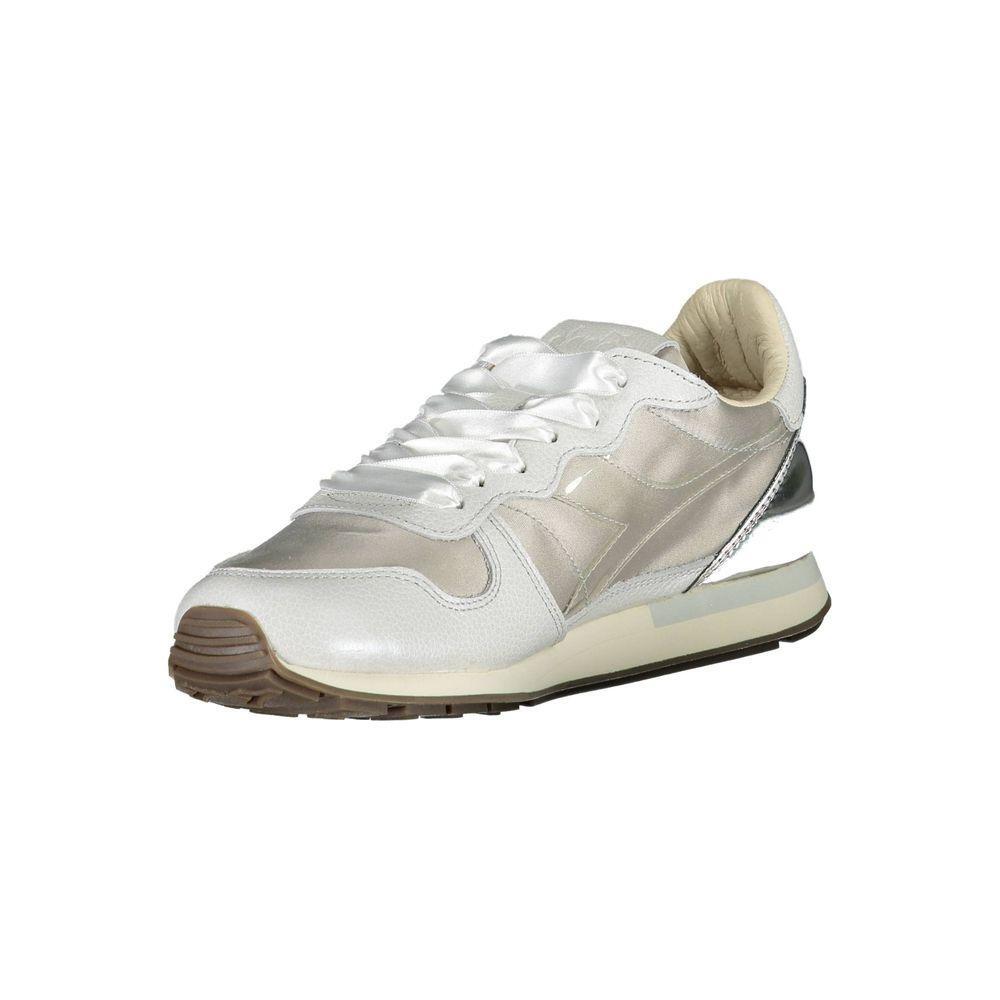 Diadora Gray Leather Women Sneaker DI-4267-EU36.5/US6.5