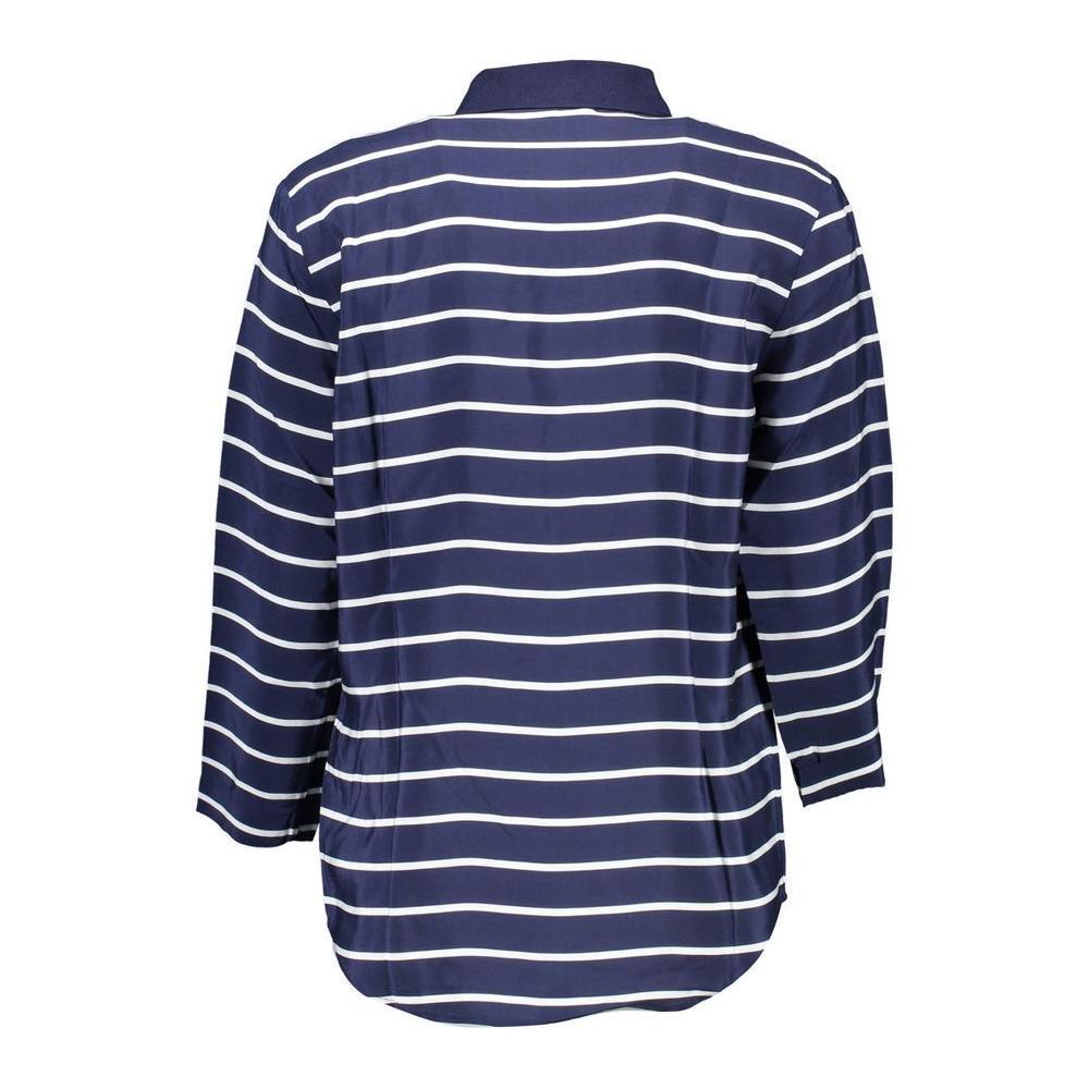 Gant Blue Viscose Women Polo Shirt 1728,34,67403481248,Blue,Clothing,Gant,New with tags,Polo Shirt - Women - Clothing,Women,Women - Clothing GA-4613-34