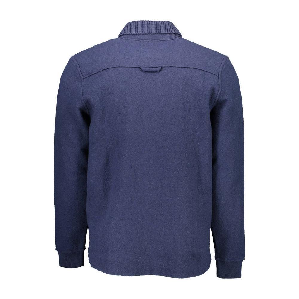 Gant Blue Wool Men Sweater 1728,67403481248,Blue,Clothing,Gant,Men,Men - Clothing,New with tags,S,Sweaters - Men - Clothing GA-5202-S