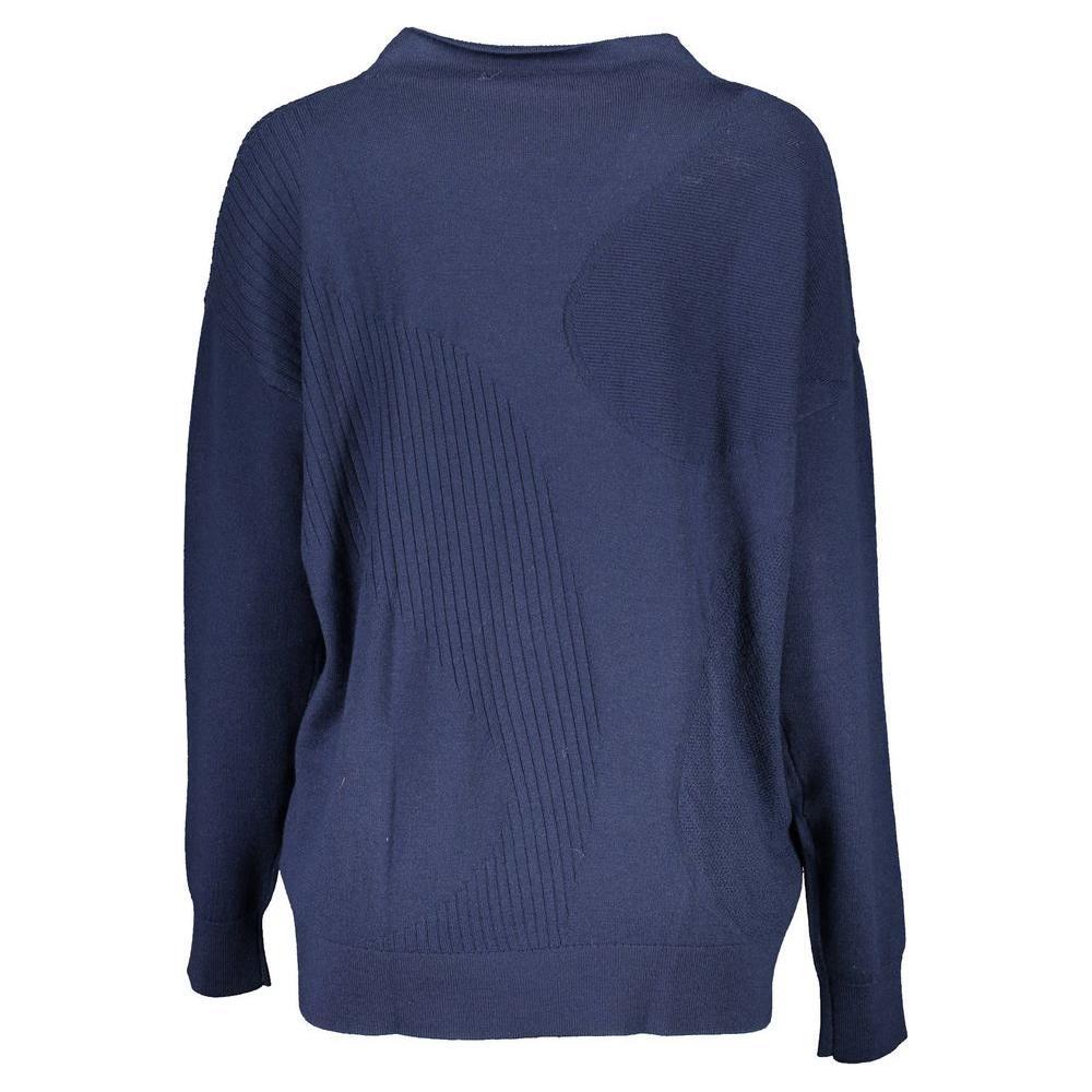 Gant Blue Wool Sweater 1728,67403481248,Blue,Clothing,Gant,New with tags,Sweaters - Women - Clothing,Women,Women - Clothing,XS GA-6649-XS