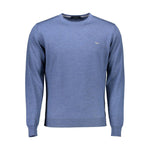 Harmont & Blaine Blue Wool Men Sweater HA-9413-XXL