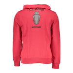 Cavalli Class Red Cotton Men Sweater CA-10551-XL
