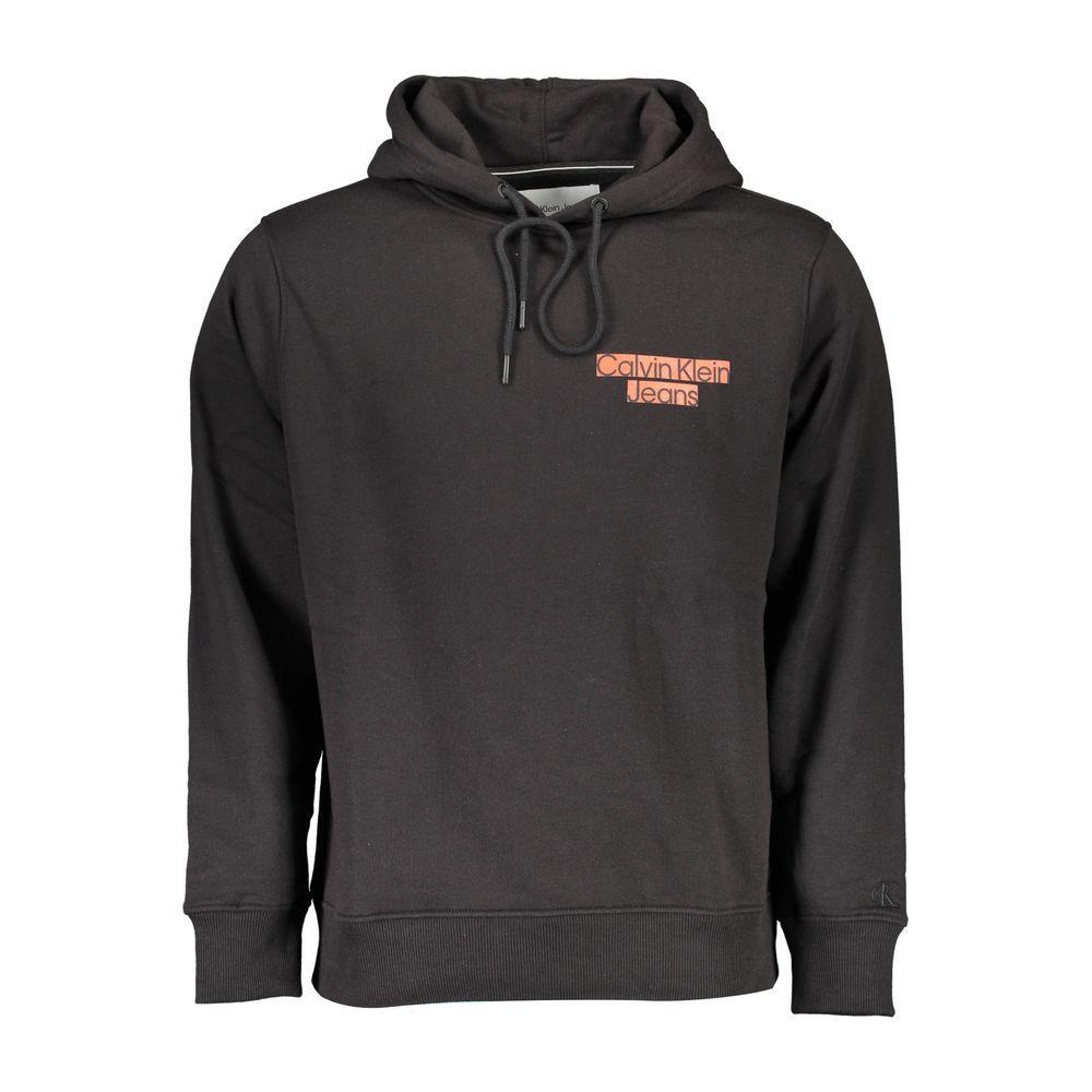Calvin Klein Black Cotton Men Sweater CA-16529-XL