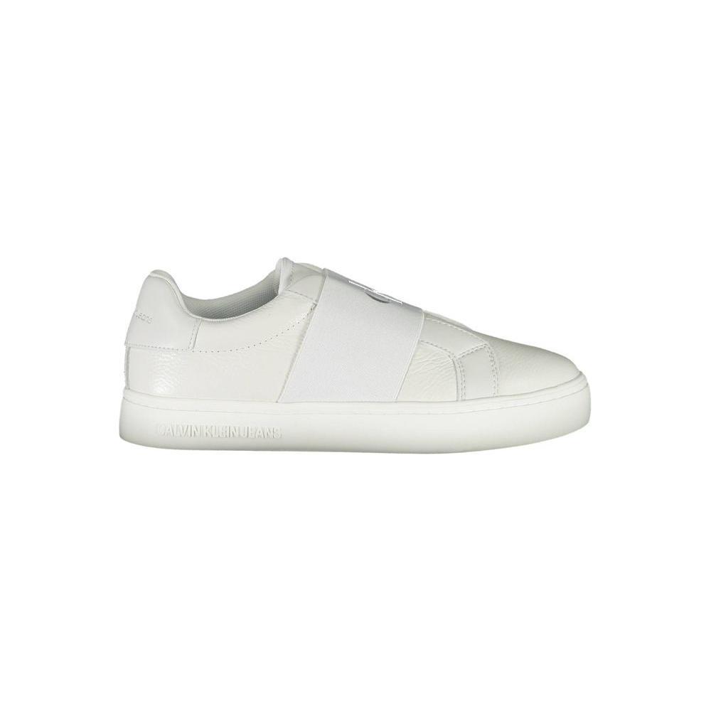 Calvin Klein White Leather Women Sneaker CA-16632-EU41/US11