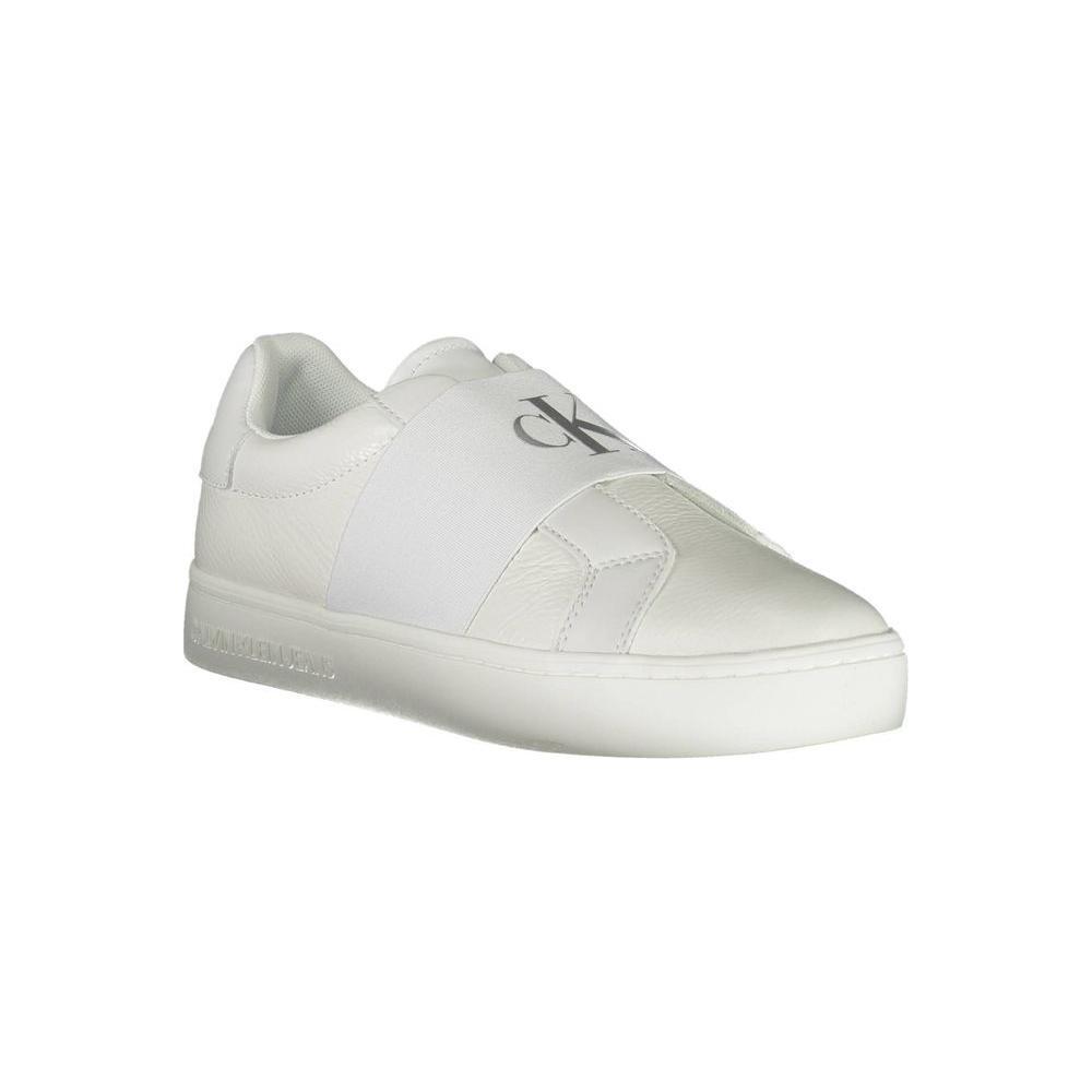 Calvin Klein White Leather Women Sneaker CA-16632-EU41/US11