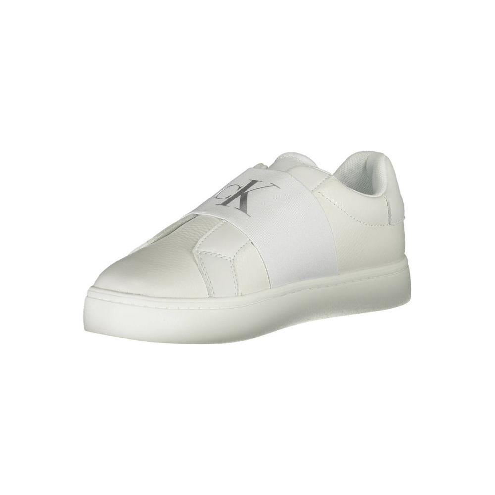 Calvin Klein White Leather Women Sneaker CA-16632-EU41/US11