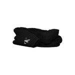 Calvin Klein Black Alpaca Women Scarf Set CA-19056