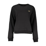Cavalli Class Black Cotton Women Sweater CA-21203-XS