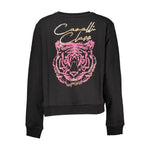 Cavalli Class Black Cotton Women Sweater CA-21203-XS