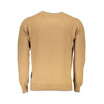North Sails Brown Polyamide Men Sweater NO-23349-XXL