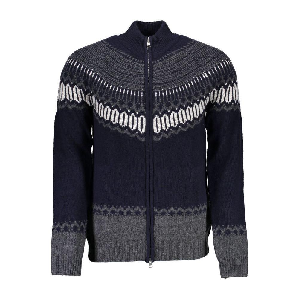 Gant Elegant Long Sleeve Zip Cardigan in Blue 1728,67403481248,Blue,Clothing,Gant,Men,Men - Clothing,New with tags,S,Sweaters - Men - Clothing GA-24117-S