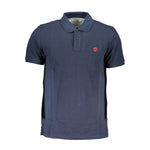 Timberland Blue Cotton Polo Shirt TI-29233-S