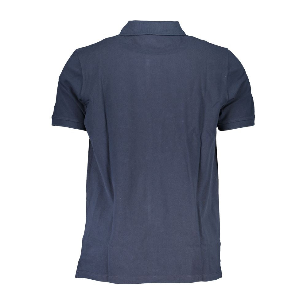 Timberland Blue Cotton Polo Shirt TI-29233-S