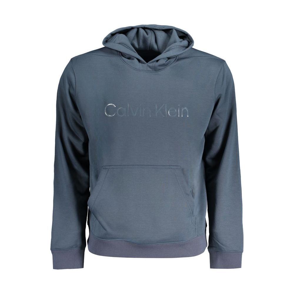 Calvin Klein Blue Polyester Sweater CA-32325-XXL