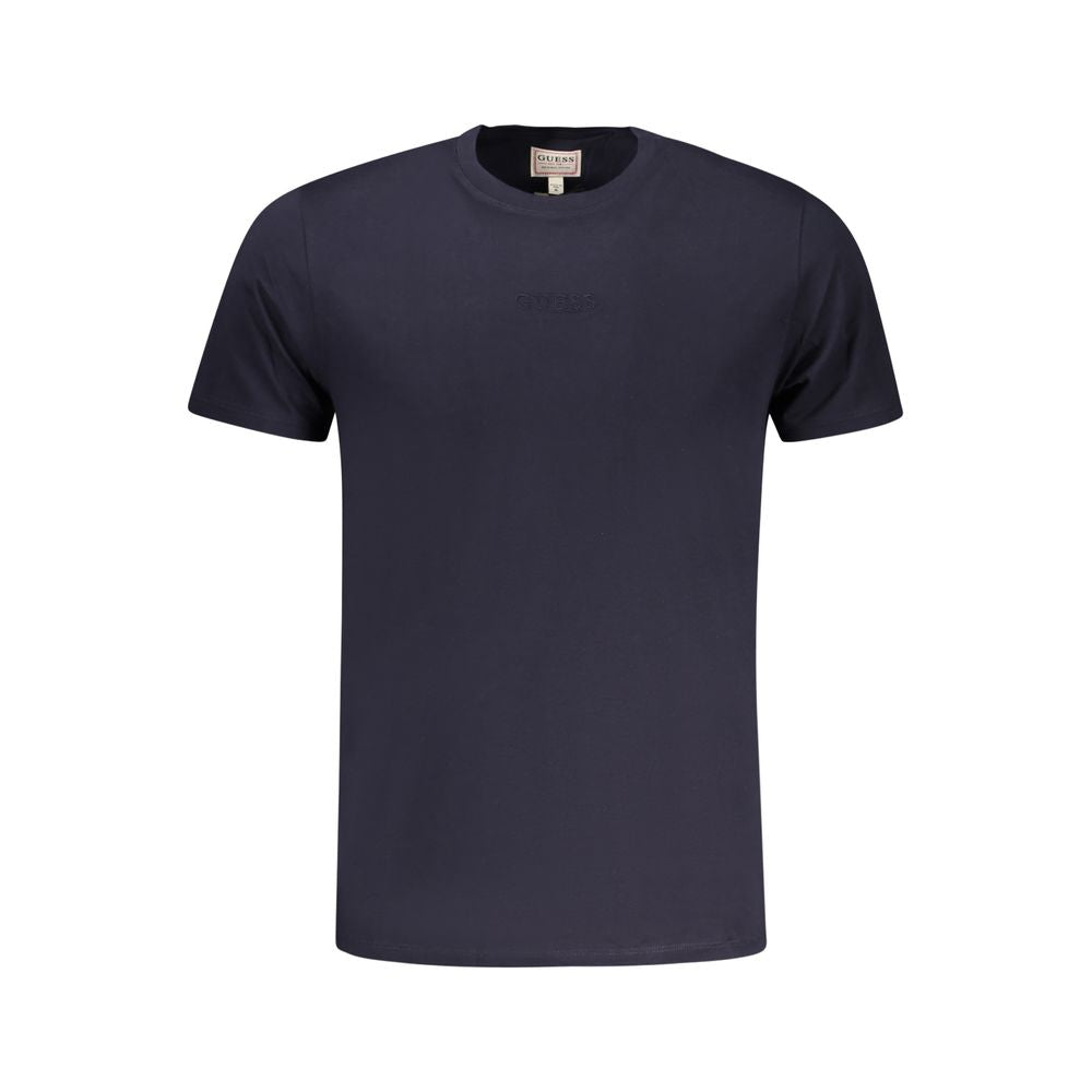 Guess Jeans Blue Cotton T-Shirt GU-32405-XXL