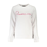 Cavalli Class White Cotton Sweater CA-26780-XS