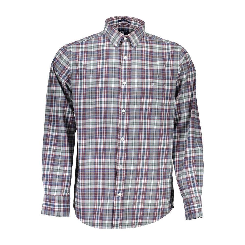Gant Elegant Blue Cotton Button-Down Shirt 1728,67403481248,Blue,Clothing,Gant,Men,Men - Clothing,New with tags,S,Shirts - Men - Clothing GA-24085-S