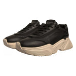 Dolce & Gabbana Black White Daymaster Low Top Sneakers Shoes LA12648-36.5