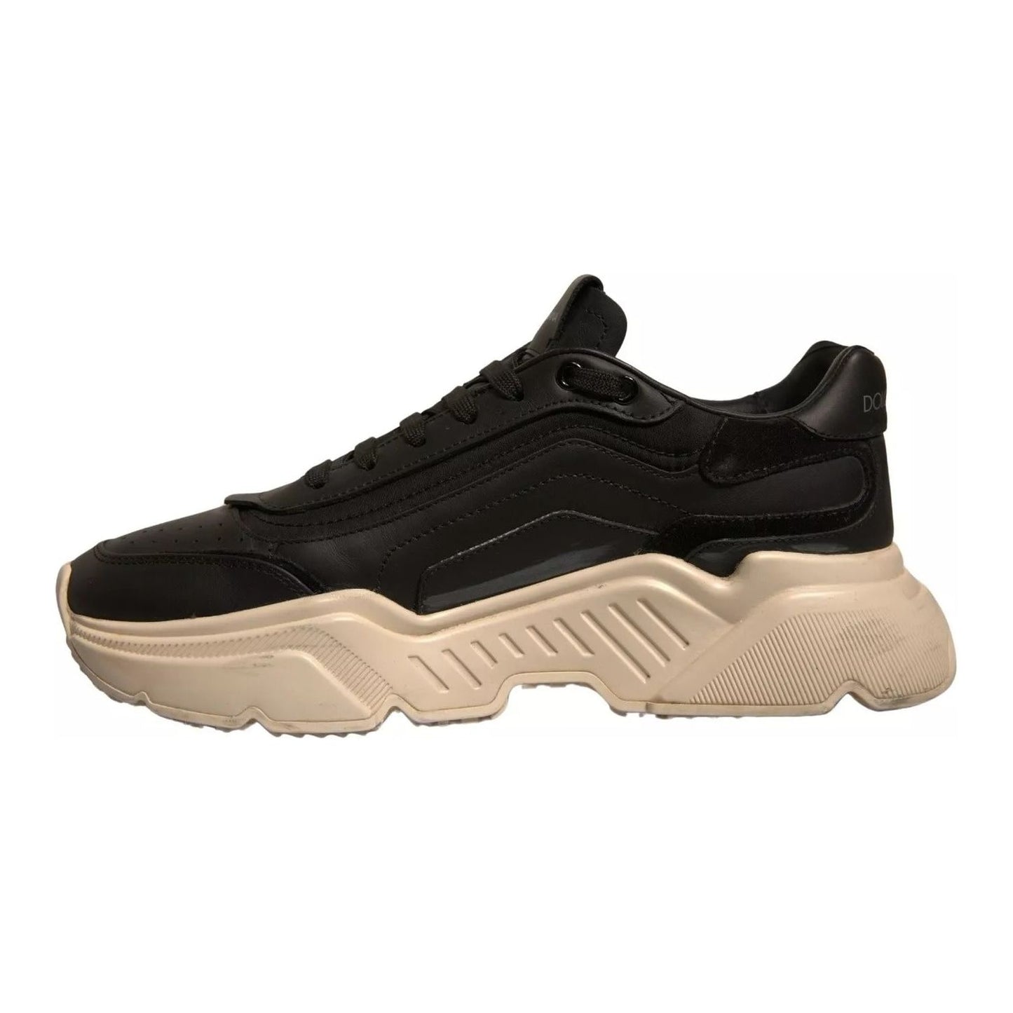 Dolce & Gabbana Black White Daymaster Low Top Sneakers Shoes LA12648-36.5