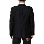 Dolce & Gabbana Dark Blue MARTINI Wool Blazer Coat Jacket KOS2341-52