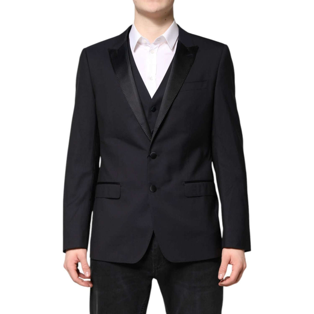 Dolce & Gabbana Dark Blue MARTINI Wool Suit 2 Piece Jacket KOS2343-50