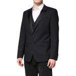 Dolce & Gabbana Dark Blue MARTINI Wool Suit 2 Piece Jacket KOS2343-50