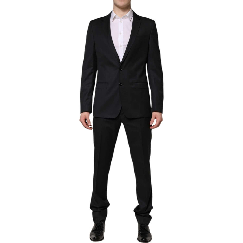 Dolce & Gabbana Dark Gray MARTINI 2 Pc Single Breasted Suit KOS2353-48
