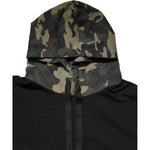 Dolce & Gabbana Black Camouflage Hooded Sweatshirt Sweater TSH90585-46