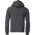 Dolce & Gabbana Gray Logo Patch Hooded Sweatshirt Sweater TSH90593-46
