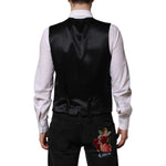Dolce & Gabbana Dark Brown Dress Formal Men Waistcoat Vest TSH90465-50