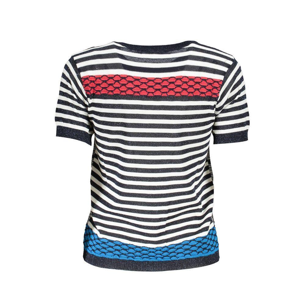 Desigual Blue Cotton Women Sweater DE-37532-M