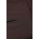 Dolce & Gabbana Brown Silk Logo Embroidery Crew Neck T-shirt TSH90516-48