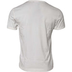 Dolce & Gabbana White Cotton DG Crown Embossed T-shirt TSH90617-48