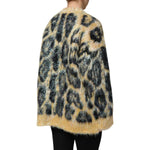 Dolce & Gabbana Multicolor Leopard Mohair Crew Neck Sweater TSH90442-36