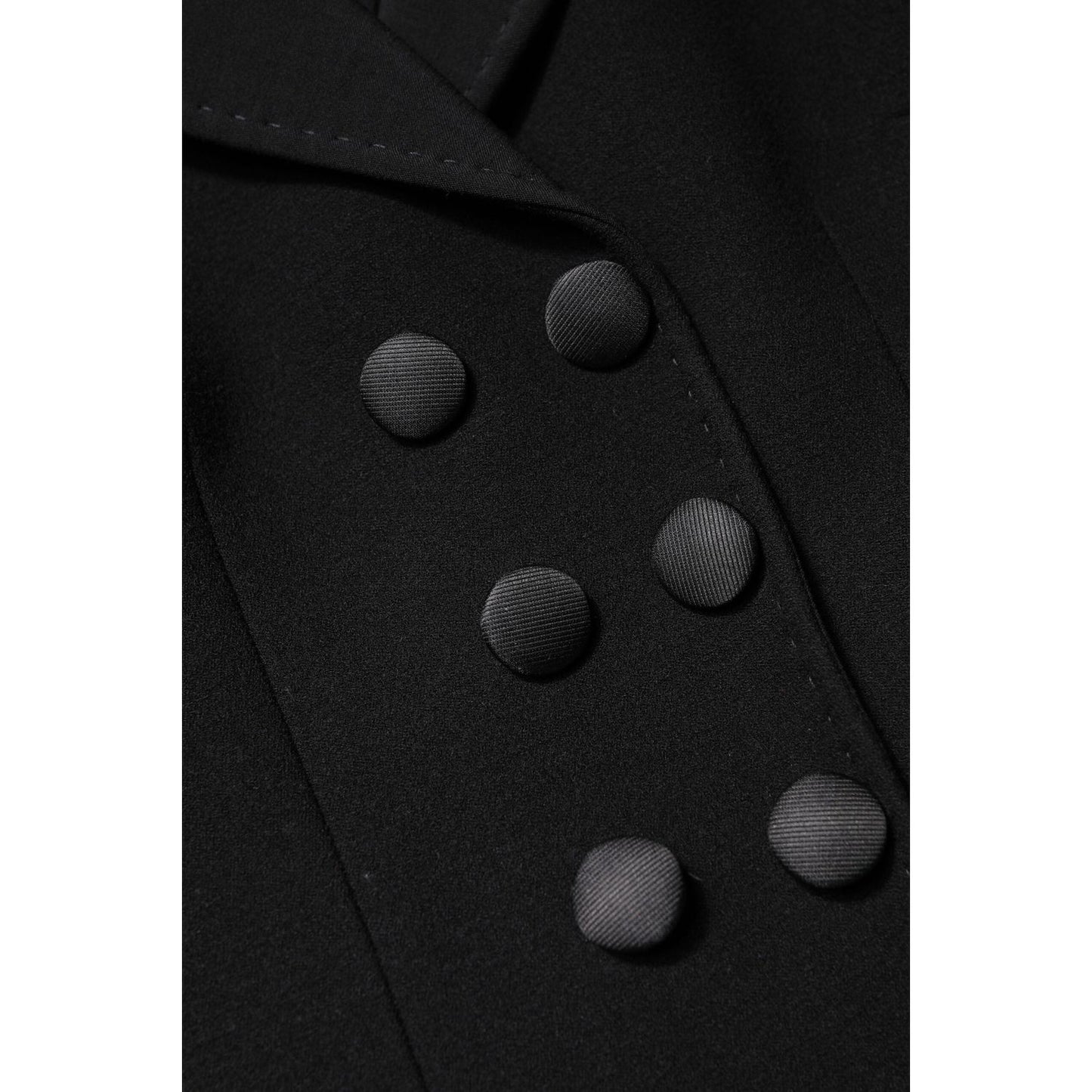 Dolce & Gabbana Black Wool Double Breasted Coat Jacket 1728,67345645728,Black,Clothing,Dolce & Gabbana,IT38 | XS,IT40|S,IT42|M,IT44 | L,Jackets & Coats - Women - Clothing,Material: 86% Virgin Wool 9% Nylon 5% Elastane,New with tags,Women,Women - Clothing