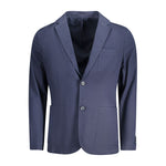 Guess Jeans Blue Cotton Mens Jacket GU-33210-S