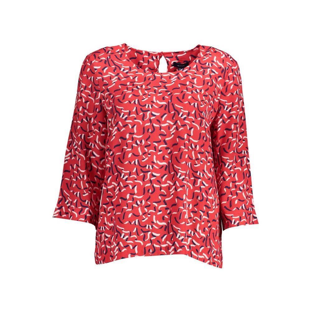 Gant Red Viscose Women Sweater 1728,34,38,40,42,67403481248,Clothing,Gant,IT36|XXS,New with tags,Red,Sweaters - Women - Clothing,Women,Women - Clothing GA-14757-34