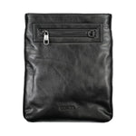 Calvin Klein Sleek Black Shoulder Bag with Contrast Details CA-27493