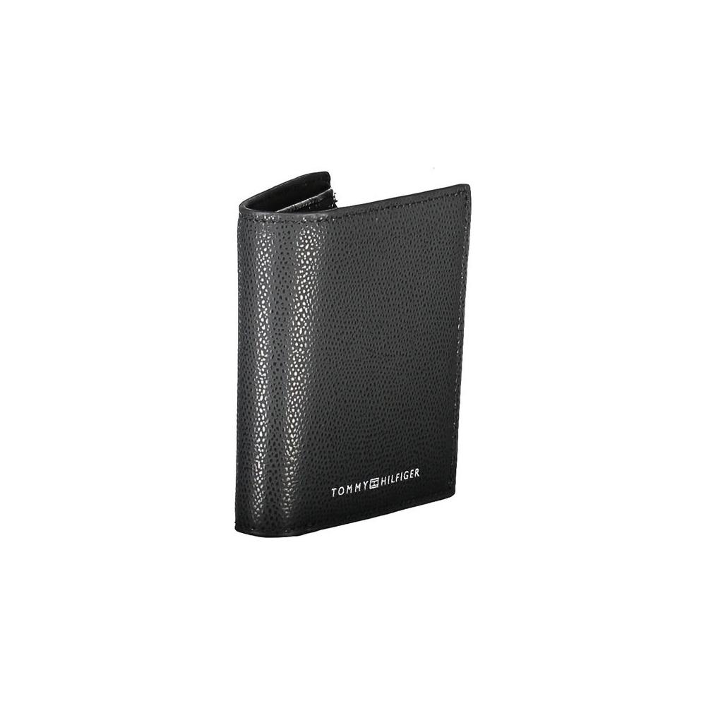 Tommy Hilfiger Black Leather Men Wallet
