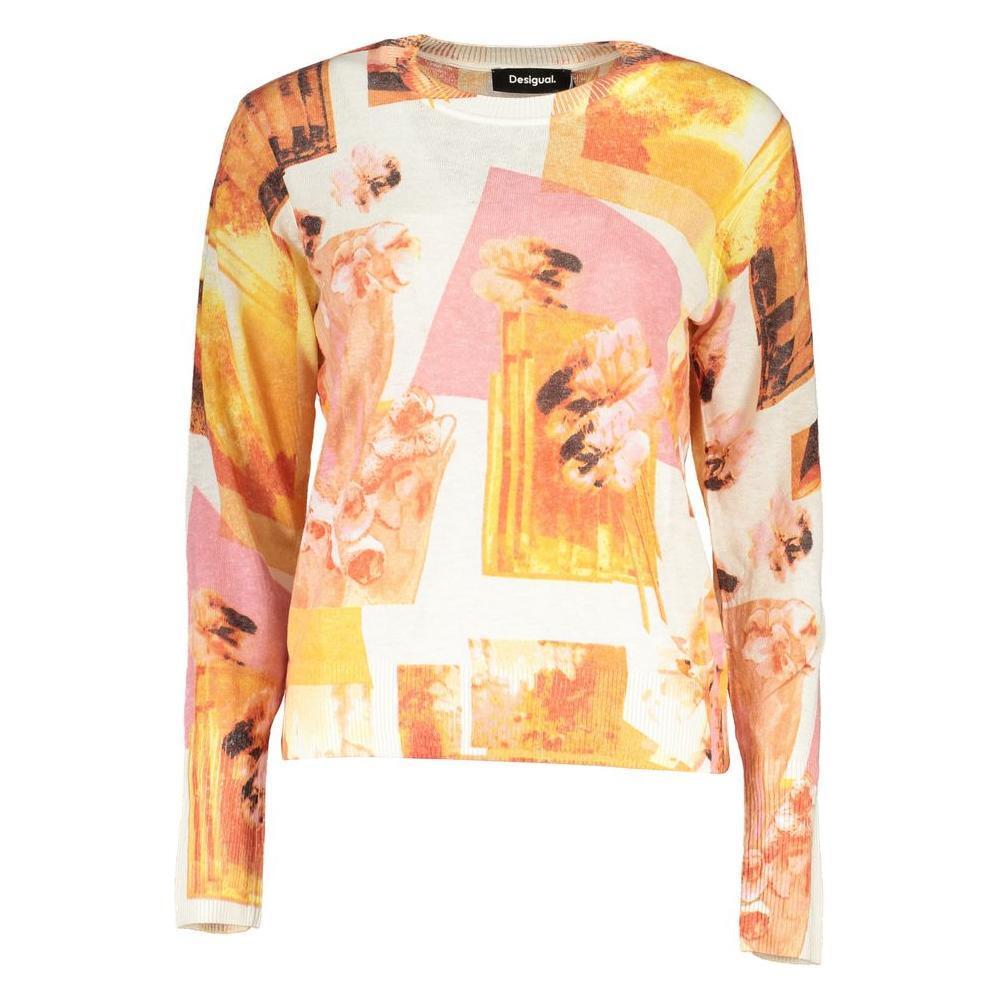 Desigual High Neck Contrast Detail Sweater DE-24893-S