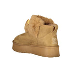Laura Biagiotti Brown Polyester Women Boot LA-32795-EU37/US7