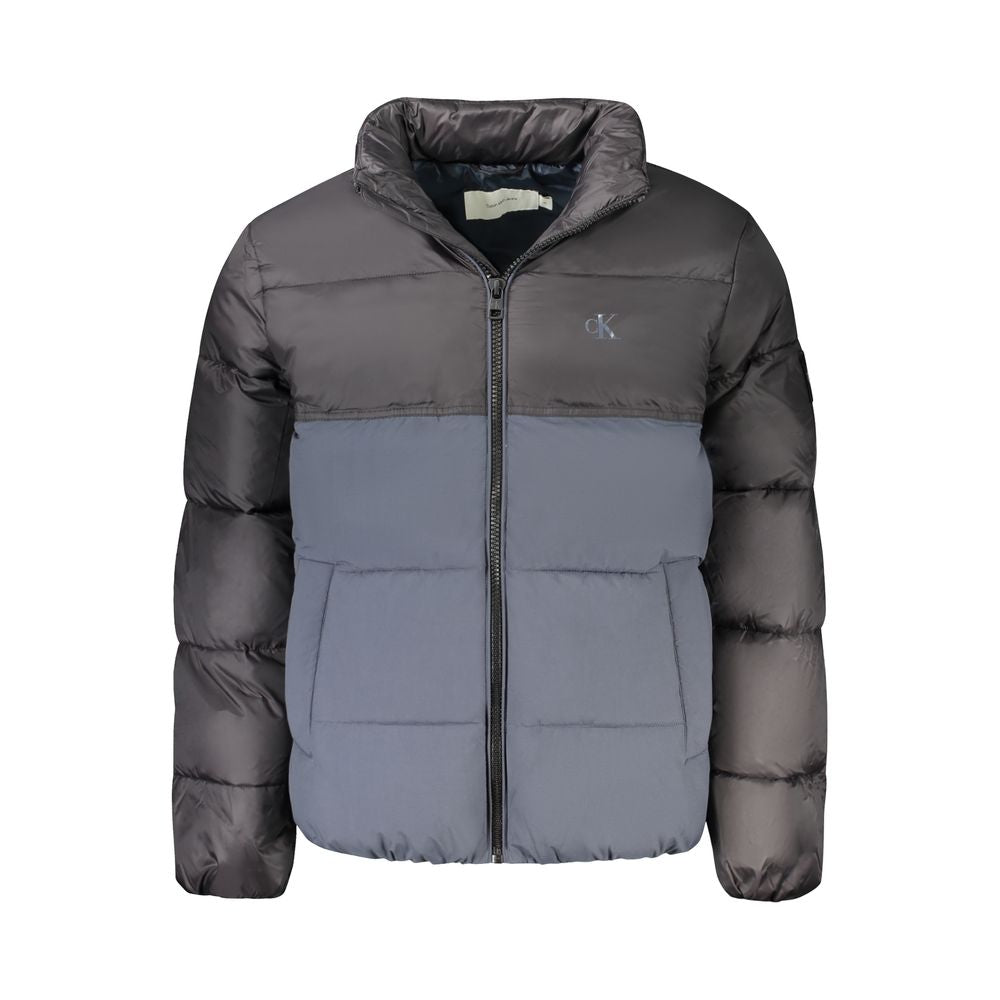 Calvin Klein Blue Polyester Men Jacket CA-32977-XS