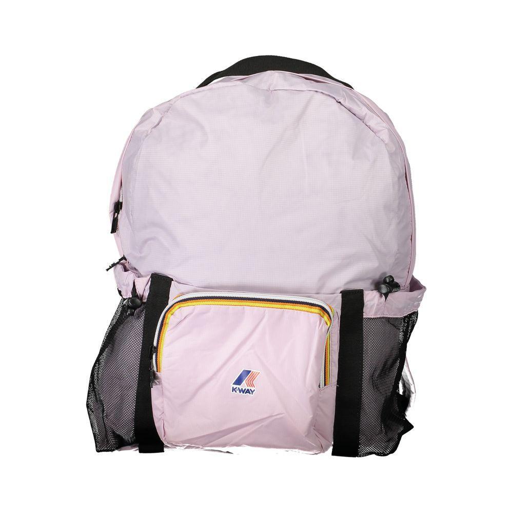 K-WAY Pink Polyamide Women Backpack 1728,67403481248,Backpacks - Women - Bags,Bags,K-WAY,New with tags,Pink,Women,Women - Bags KW-34784