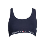 Tommy Hilfiger Blue Cotton Women Sports Bra TO-2659-XS